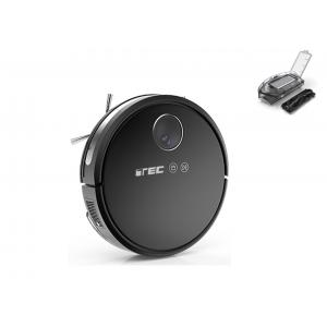 China Black Intelligent Robot Vacuum Cleaner , Camera Sensor Smart Vacuum Cleaner supplier