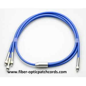 China Y 1×3 Pure Quartz Energy Fiber Optic Patch Cord High Power Acrylate Coating supplier