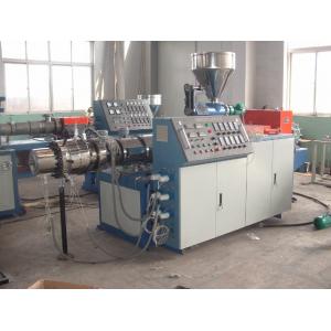 China Fully Automatic Conical Twin Screw Extruder With CE ISO9901 Certificate supplier