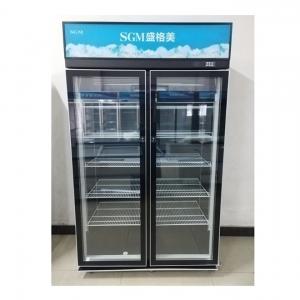 China Customized Commercial Wine Display Cooler 998L Restaurant Beverage Refrigerator supplier