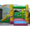 Minion Inflatable Bouncer Slide , Castle Combo Units Green / Yellow
