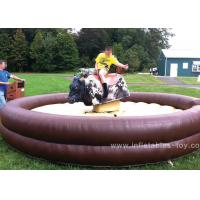 China Customized Mechanical Bull Riding , Mechanical Rodeo Bull For Adults on sale