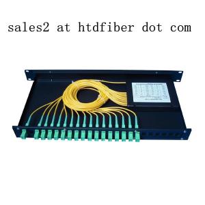 China Fiber Optic PLC Splitter for FTTH supplier