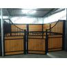 China Painting Steel Black Powder Coated Bamboo Portable Horse Stables wholesale