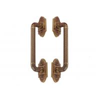 China vintage style big Door Pull Handles Door hardware with antique brass color for sale
