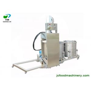 China industrial big scale fruits juice making machine with hydraulic pressure/beverage making machine supplier