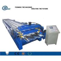 China 8 - 25m / min Speed Metal Deck Roll Forming Machine For Steel Floor Deck System on sale