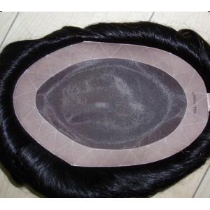 100% Indian Remy Hair Fine Mono With nPU around 1B, #2 In stock
