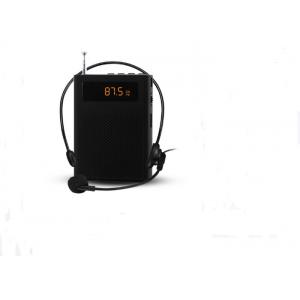 China Black Color Portable Bluetooth Speakers , Mini Sound Speaker FM Voice Amplifier supplier