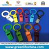 China Customized Color Promotional Wrist Coil W/Plastic Whistle and Key Ring Gift wholesale