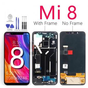 Xiaomi Mi 8 LCD Display Screen Replacement with Frame without Frame For Xiaomi Mi8  Assembly Screen
