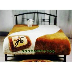 Custom Sheepskin Bench Throw Sheepskin Fleece Blanket