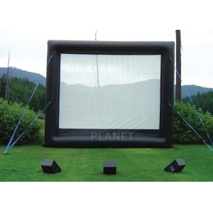 Safety Inflatable Movie Screen Rental  / Inflatable TV Screen Reinforced Oxford Cloth