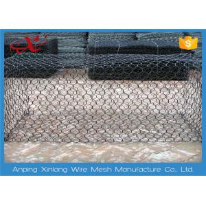 China Hexagonal Rock Gabion Baskets , Gabion Fence Panels Various Mesh Size supplier