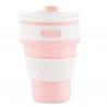 350ml Collapsible Travel Water Bottle , Silicone Collapsible Travel Cup