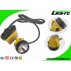 China IP68 Waterproof Rechargeable LED Headlamp 25000Lux Brightness 10.4Ah With SOS Function supplier