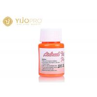 China Orange Fluorescent Permanent Tattoo Ink Pigment for Body Painting 4 Colors on sale