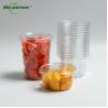 China Biopartner Pre Cut Fruit Vegetable Packaging To Go Deli Container Cutting Slicer Cup With Lid wholesale