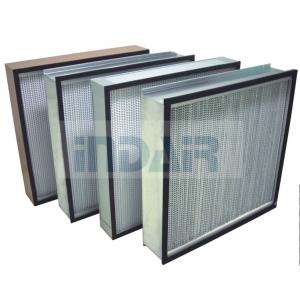 China Deep Pleated High Capacity HEPA Filter High Mechanical Strength For VAV System wholesale