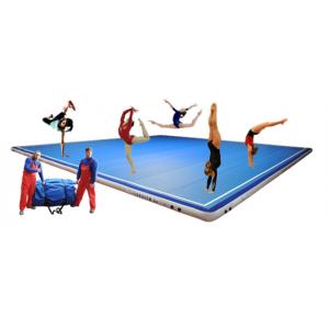 China Gym Gymnastics Air Floor Tumbling Mat , Large Inflatable Air Tumble Track supplier