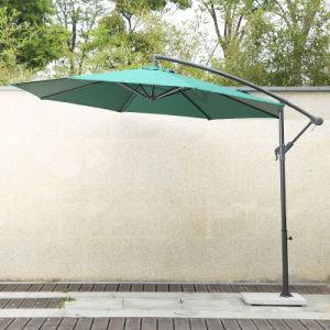 Green Sun Garden Umbrella OEM Rectangular Cantilever Parasol