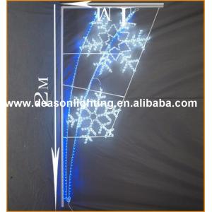 China 2017 pole mounted christmas street lights supplier