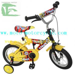 Yellow / Red Children Bicycle With Steel Fork , Boys 20 Inch Mountain Bike