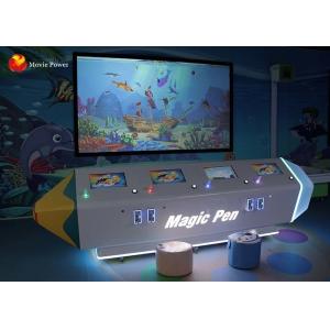Interactive Wall Projection Games AR Painting Fish Trees Dinosaur For Children
