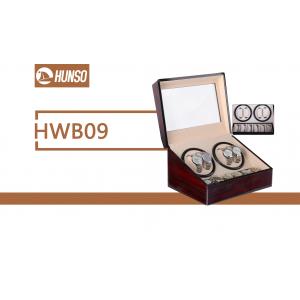 China Auto Battery Operated Watch Winder Case Box Custom Shape Embossing supplier