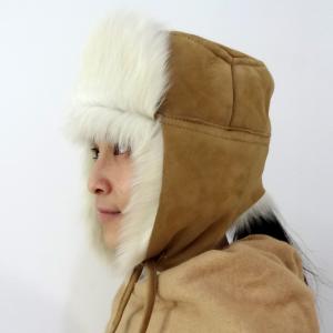 Trooper Style Earflap Military Winter Hat , Girs Adults Toscana Ushanka Fur Hat