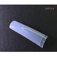 China Half Cover False Nails Tips Straight 11 Sizes Lady French Acrylic Artificial Tip on sale