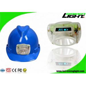 China Portable Lightweight LED Coal Miners Lamp 6.8Ah Rechargeable Battery With OLED Screen supplier