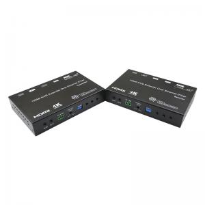 HDMI USB AV Over IP KVM Extender Over Fiber Support POE RS232 Unicast Multicast