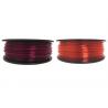 China Transparent Red 1.75mm 2.85mm PLA Filament 2.2 lbs 1 kg Spool For 3d Pen wholesale