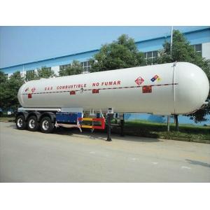 China Heavy Duty LPG Tank Semi Trailer Three Axle 55cbm Volume 1 - 10 Mpa Pressure supplier