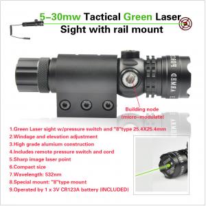 5-35mw Shooting Rifle Scope Tactial Green Laser Sight Fog Proof With Rail Mount
