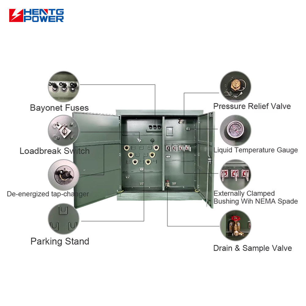 China 750KVA-1000KVA 三相パッドマウント変圧器 油冷 昇圧運転 wholesale