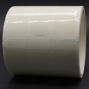 25x36-12.7mm 1mil White Gloss Transparent Water Resistant Polyester Cable Label