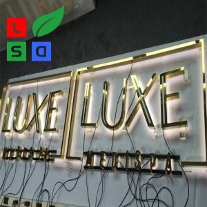 Illuminated LED Channel Letter Sign Red Light Up Letters Waterproof IP65 DC12V