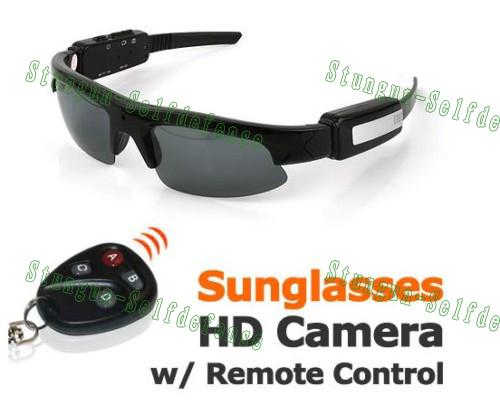 Mini Hidden Sunglasses Camera with Remote Control