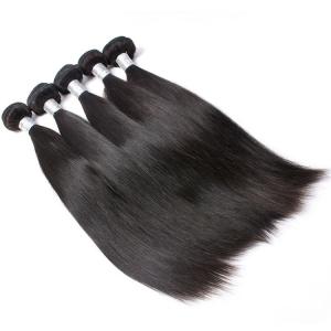 China Grade 7A Natural Remy Straight Hair Extension, 100% Virgin Peruvian Human Hair Weave supplier