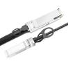 IBM 49Y7886 el 1m compatible (los 3ft) 40G QSFP+ cuatro al cable directo del desbloqueo de la fijación del cobre de 10G SFP+
