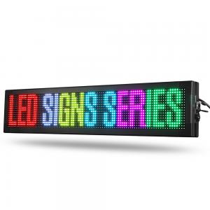 16*96cm Outdoor Scrolling LED Sign Display P10 Back Window Led Sign
