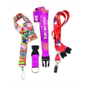 Sublimated Logo Printed Lanyards With Custom Full Color Personalized Print