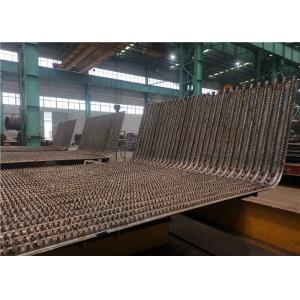 China Pin Type Barbed Boiler Water Wall With Refractory Coating NDT supplier