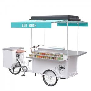 China Electric / Pedal Trike Food Cart With High Temperature And Corrosion Resistance supplier