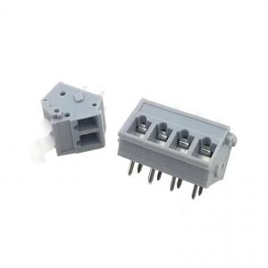 China PCB Screwless Spring Wire Terminal Block HQ243-5.0mm Pitch supplier