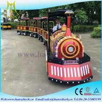 China Hansel cheap amusement park rides trackless train,mini electric tourist train rides for sale on sale