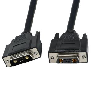 China 産業オートメーション機器通信インターフェース用電源および信号ピン付きD-Sub混合コンタクトコネクタ wholesale