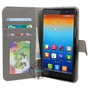 China Wallet Design Cover PU Leather Mobile Phone Case for lenovo S898T supplier